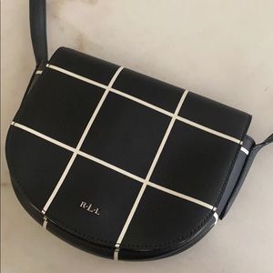 Ralph Lauren Grid Satchel